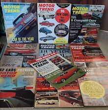 1961 Motor Trend Magazine Vintage Lot Of 10 March - December See Pictures picture
