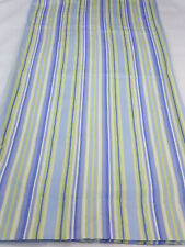 One King Pillowcase Striped Blue Green White Bed Bedroom Decor picture