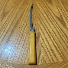 Vintage Henry's Stainless Steel Bakelite Handle Tomato Knife picture
