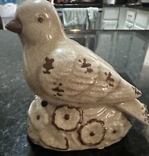 Motion Activated Chirping Song Bird Figurine 4” Hand Painted - Works picture