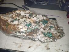 5LB Solid Rock Quartz Copper Gold Silver Metals Specimen - Montana picture