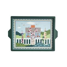 Sakura Nantucket Wooden Tray Claire Murray Wood Display Farmhouse Cottagecore  picture