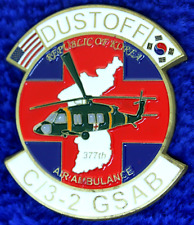 US Army C Co 3-2 GSAB General Support Aviation BN Dustoff Challenge Coin PT-19 picture