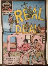 REAL DEAL #1,  VF, magazine, 1989, underground indy, gangster picture