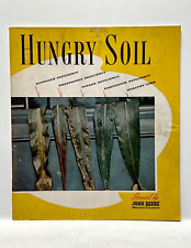 Vintage John Deere Farm Tractor Hungry Soil Planting Fertilizing Corn Brochure picture