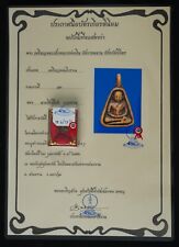 Luang Phor Ngern Amulet Thai Pendant With Certificate - Wat Bang Khlan 2553 picture
