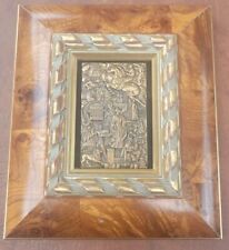 Vintage Provences of France Bronze Wall Plaque by Raymond Delamarre picture