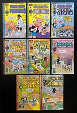 RICHIE RICH 8 Issue Lot Fortunes, Gold & Silver, Dollar Dog, Cadbury Harvey 1980 picture