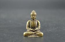 Chinese pure brass Sakyamuni Buddha small statue #2 picture
