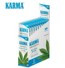 KARMA ZAGZ Natural Organic Wrap Blazin Blue Full Box 25 Pouches, 50 Wraps Total picture