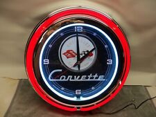 Corvette C1 Neon Clock 14