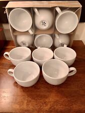 Set Of 11 Tuxton China Cappuccino Coffee Cups New Restaurant Grade picture
