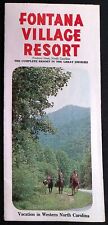 FONTANA VILLAGE RESORT Great Smoky Mountains Brochure W Insert North Carolina P4 picture