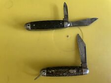 2-VINTAGE IMPERIAL POCKET KNIVES USED 1.5” BLADE MADE USA GOOD CONDITION L-98 picture