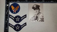 K2705 1948 US Army Air Force AAF Shoulder Patch Basic Sleeve Rank L3A picture