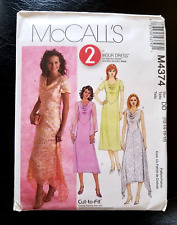 McCall's M4374 Size 12-14-16-18 Sewing Pattern UNCUT 2 Hour Dress A-Line Formal picture