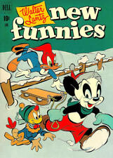WALTER LANTZ NEW FUNNIES #179 G/VG, Andy Panda, Dell Comics 1952 Stock Image  picture
