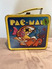 1980 Pac Man Vintage Video Game ALADDIN Metal LUNCHBOX No Termo picture
