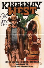 Kingsway West SIGNED Wild Western Cowboy Promo Comic Art Poster ~ Greg Pak picture