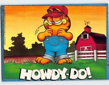 Postcard Howdy Do with Garfield Comic Art Print picture