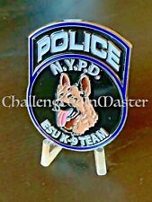 E49 NYPD EMERGENCY SERVICE UNIT K-9 TEAM New York Police 9/11 CHALLENGE COIN picture