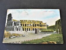 Rome-Italy, Flavian Amphitheater - 1900s Postmarked Postcard.  RARE. picture