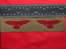 Original WW2 British RAF Tropical Royal Air Force Unissued Shoulder Eagle Badges picture