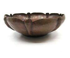 Vintage hammered copper bowl picture
