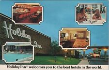 Deming, NM: TV is on Holiday Inn, w Interior - Luna County, New Mexico Postcard picture