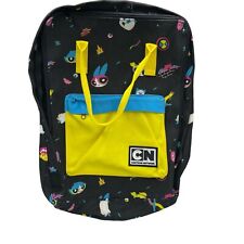 Cartoon Network Cartoon Backpack Black / Yellow Powerpuff Adjustable Straps picture
