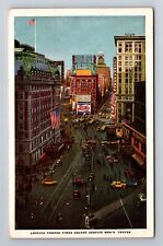 New York NY-New York, Looking Toward Times Square, c1945 Vintage Postcard picture