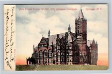 Syracuse NY, John Crouse College Fine Arts, New York c1907 Vintage Postcard picture