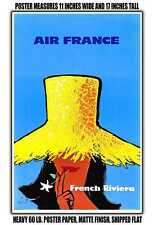 11x17 POSTER - 1963 French Airline French Riviera picture