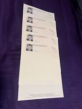 Letterhead 5 Sheets Of RONALD REAGAN 1980s Vintage Stationery Unused Lot picture