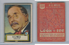 1952 Topps, Look 'N See, #119 H.G. Wells picture