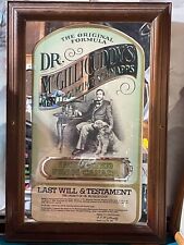 Dr. McGillicuddys Menthol Mint Schnapps Last Will & Testament Bar Mirror Sign SM picture