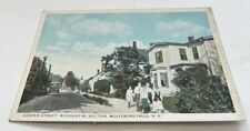 Postcard Center Street, Residential Section, Wolfboro, Falls, NH c1920s, Family picture