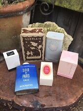Vintage French perfume bottles boxes Guerlain Jean D'Albert Coty Balmain picture