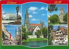 Vintage Germany Chrome Postcard Ulm an der Donau Schones Multi Views picture