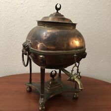 antique Late Victorian Samovar Copper And Brass Tea Kettle Antique Decor picture