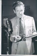 1941 Press Photo Arkansas Traveler Bob Burns With Pipe 1940s Radio picture
