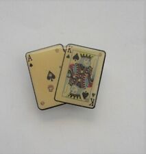  Vtg King and Ace Light Up Playing Cards 1 3/8