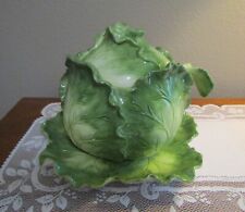 Fitz & Floyd / Vegetable Garden / CABBAGE SOUP TUREEN / LADLE & UNDERPLATE picture