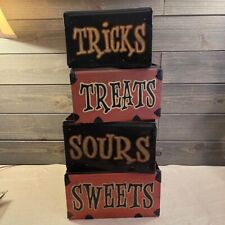 Halloween Vintage Style Nesting boxes setof 4 picture