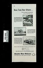 1948 Greater New Orleans Industrial Developments Vintage Print Ad 27009 picture