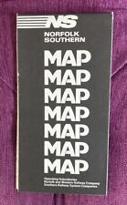 Norfolk Southern 1982 Railway Map picture