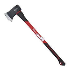 3.5 lb Single Bit Axe with Red & Black Double Injection Fiberglass 34