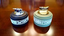 Wedgwood Black and Green Jasperware Table Lighters - Near Mint picture