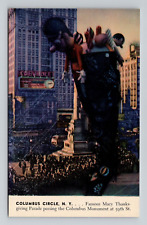 Postcard Macy's Thanksgiving Parade Balloon New York City NY, Vintage Chrome K13 picture