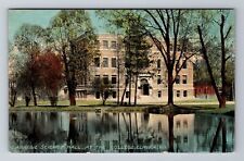 Elmira NY-New York, Carnegie Science Hall, Antique, Vintage Souvenir Postcard picture